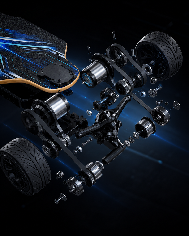 Dual 3500 W belt drive